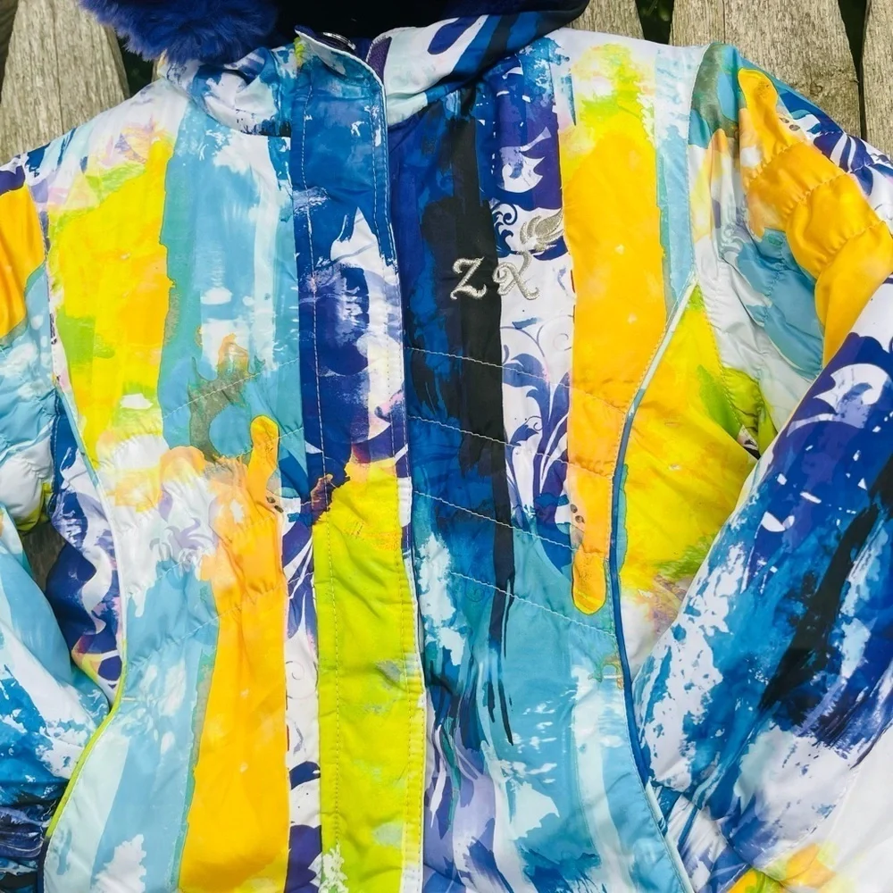 Zero xposur girls colorful cosmic coat